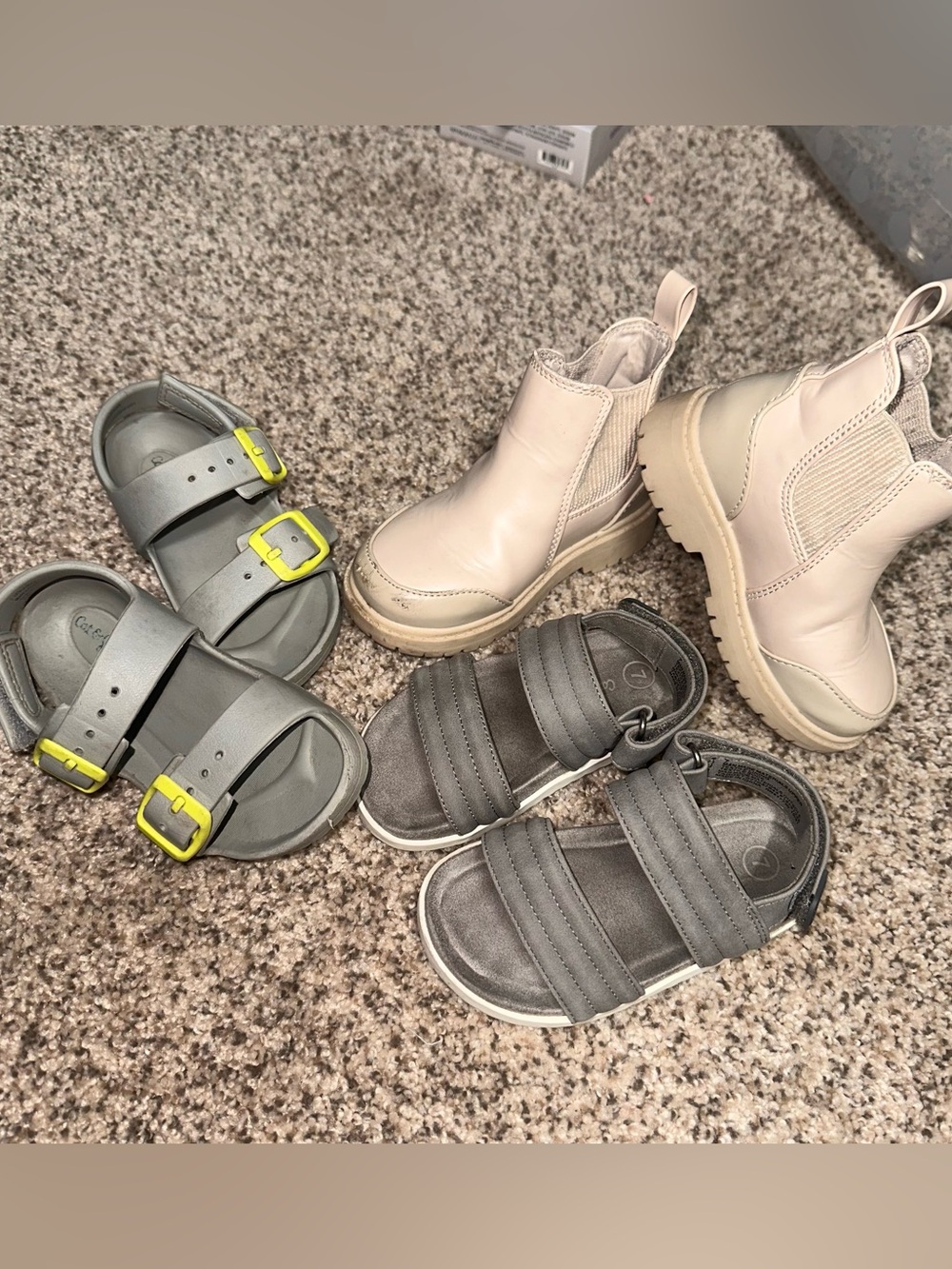 Kids Neutral Chelsea Boots and Sandals